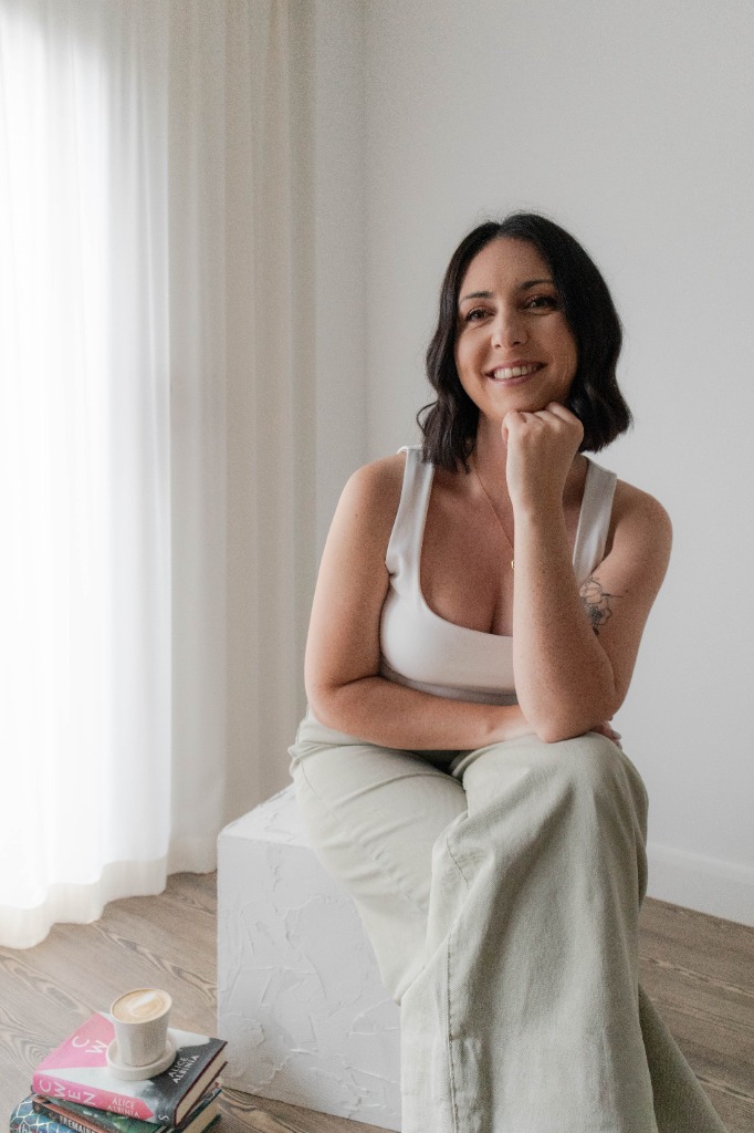 Dr Lauren Cooper sitting